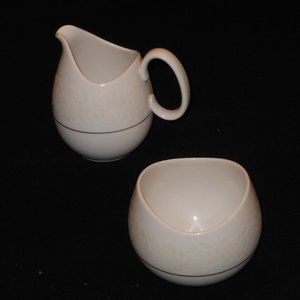creamer & sugar bowl set. Rosenthal Continental Germany Alencon
